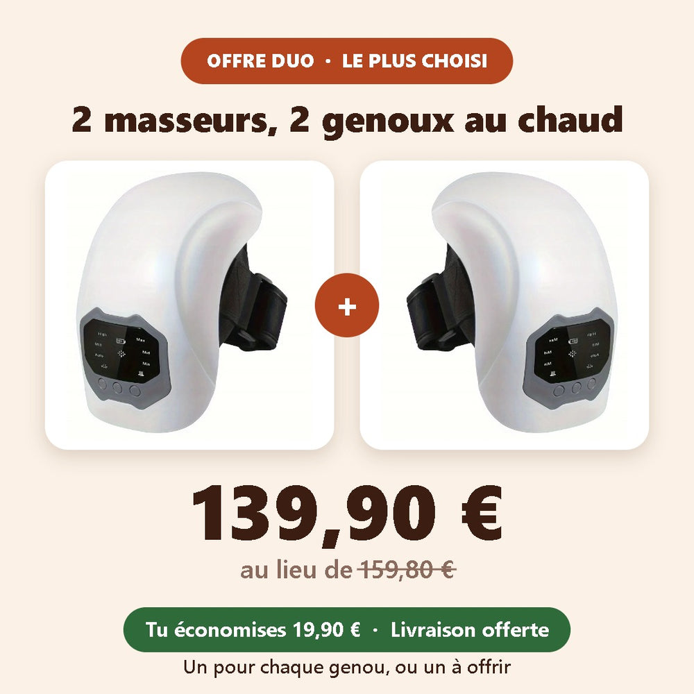 Offre duo : 2 masseurs genoux