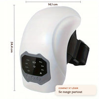 Dimensions du masseur genoux : 14,1 x 24,4 cm